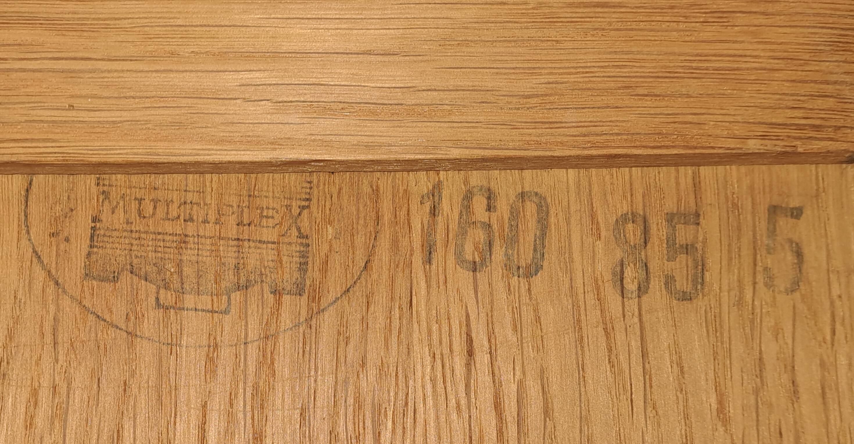 Vintage wooden wardrobe from the 50s