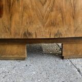 Bedside table with art deco marble