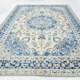 9x12 Antique 57s Classic Pattern Blue Persian Area Rug, 282x385Cm
