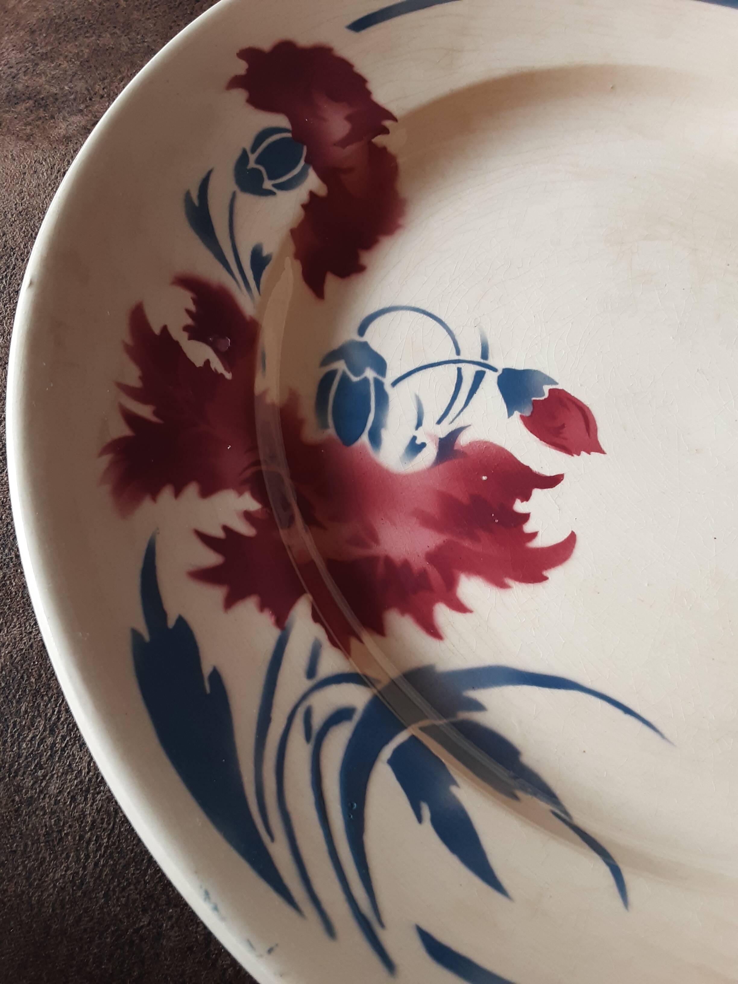 Grand plat  K G Luneville