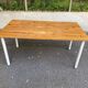 Table / Desk 150x80 cm in solid pine with detachable legs