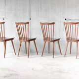 Set of 4 bistro chairs "Menuet" years 60/70