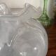 handmade blown glass ball vase Maure Vieil