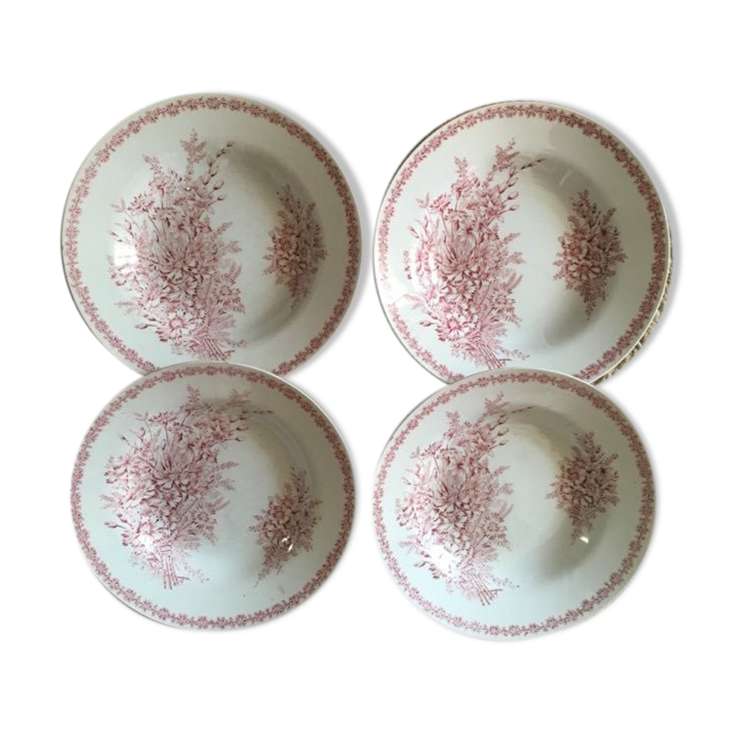 Set old hollow plates