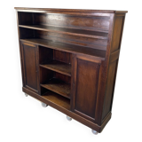 Large vintage wooden bookcase