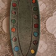 Plat décoratif en céramique. Adolf Burkart