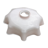Suspension ancienne opaline rose