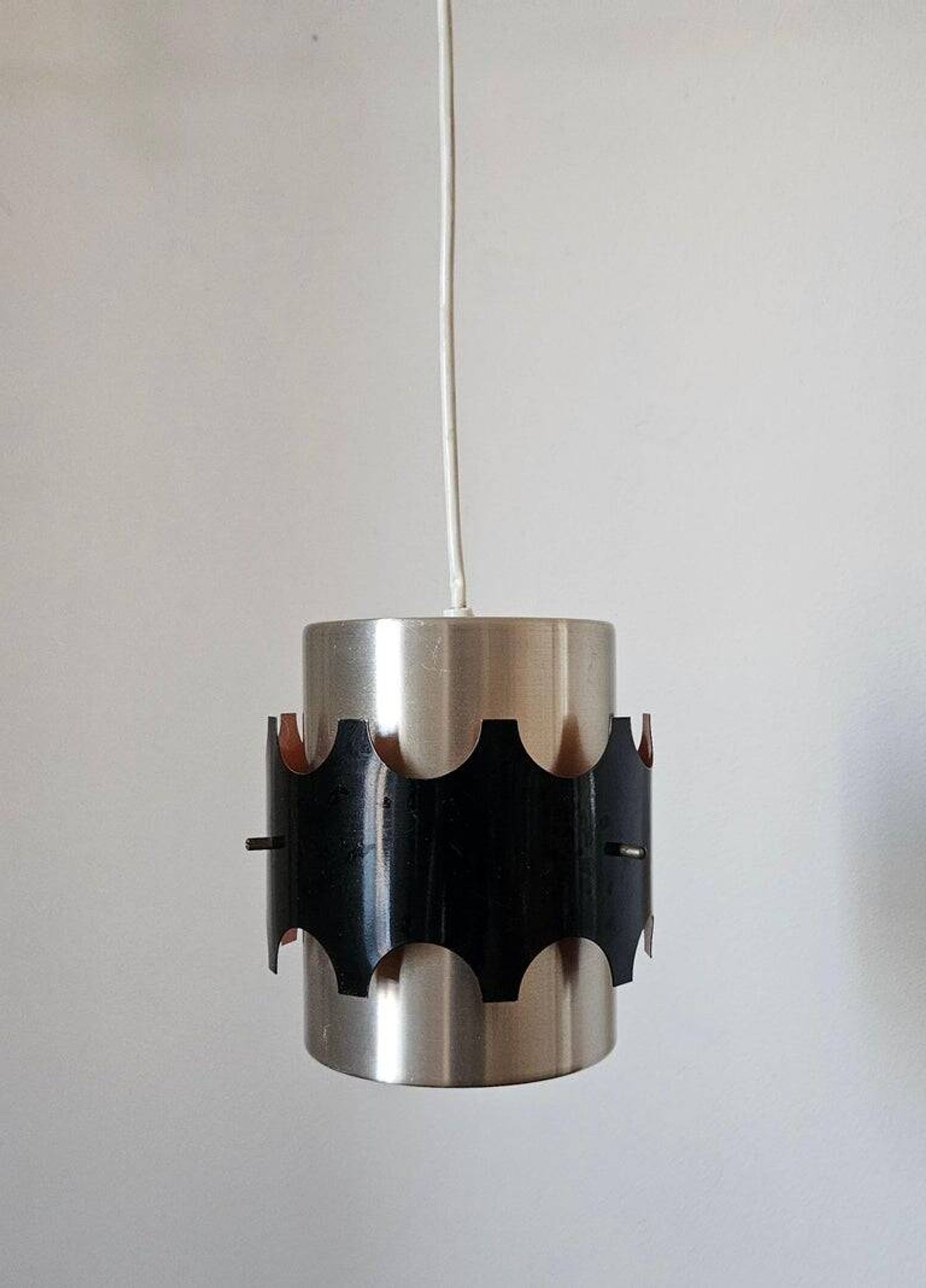 3 suspensions dans le style de Jo Hammerborg, Danemark années 1970