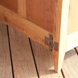 Vintage compass foot bookcase