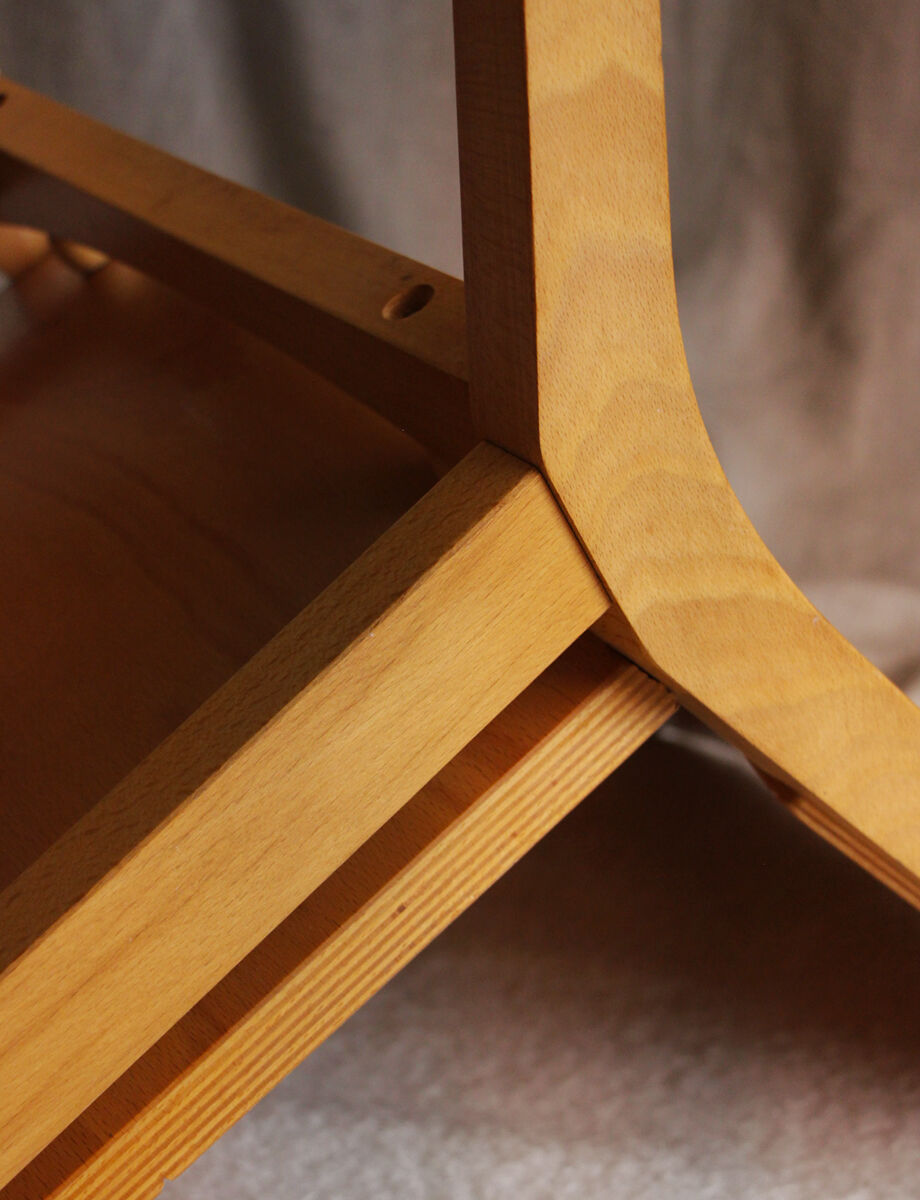 Paire de fauteuils scandinaves 1960 bois