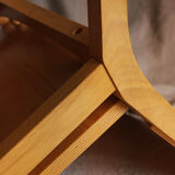 Paire de fauteuils scandinaves 1960 bois