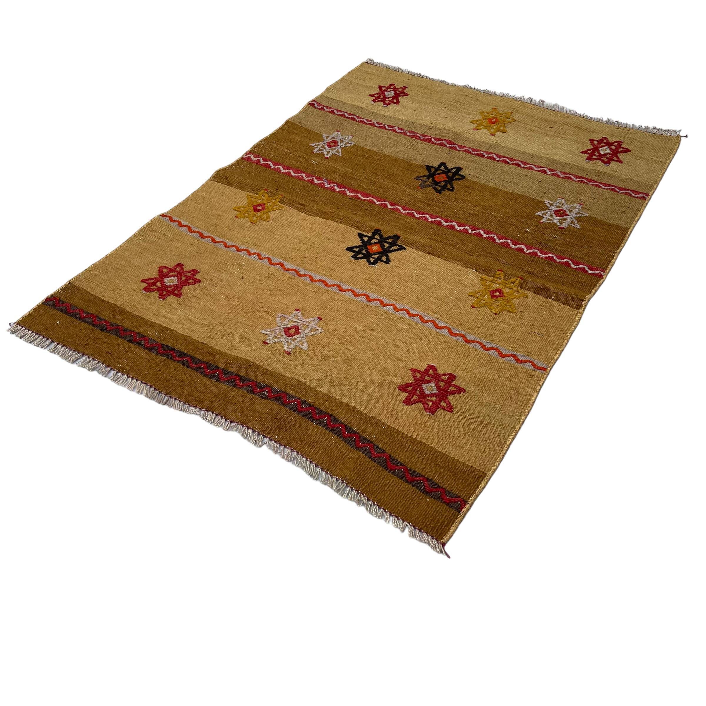 Tapis kilim turc vintage, 114 x 82 cm