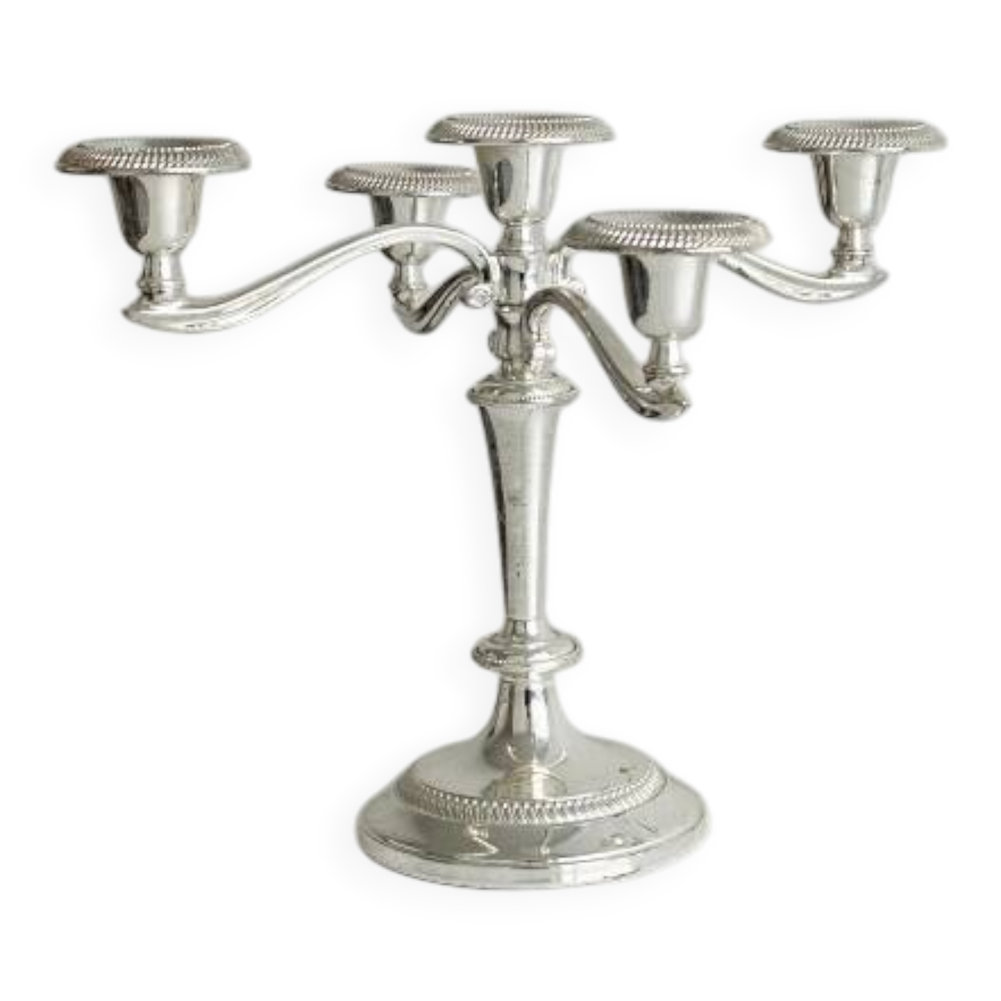 Chandelier ancien à 5 branches en métal