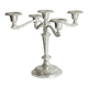 Antique five-branch chandelier in lightweight metal