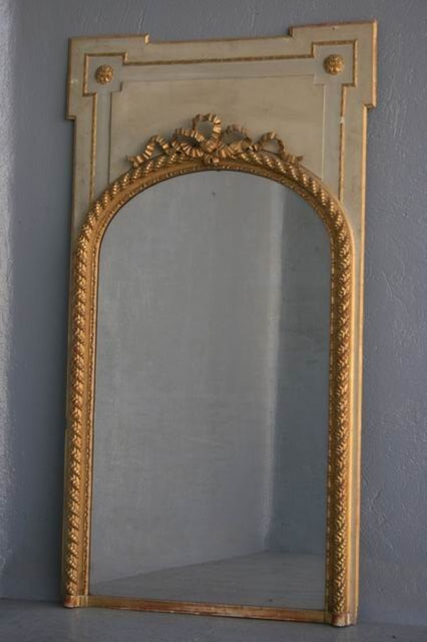 Style Louis XVI lacquer and gold XIX 86x168cm Pier
