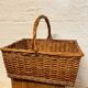 Rectangular wicker basket