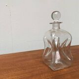 Vintage glass bottle Kluk Kluk Danish from Holmegaard