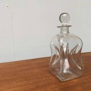 Bouteille vintage en verre Kluk Kluk danoise de Holmegaard
