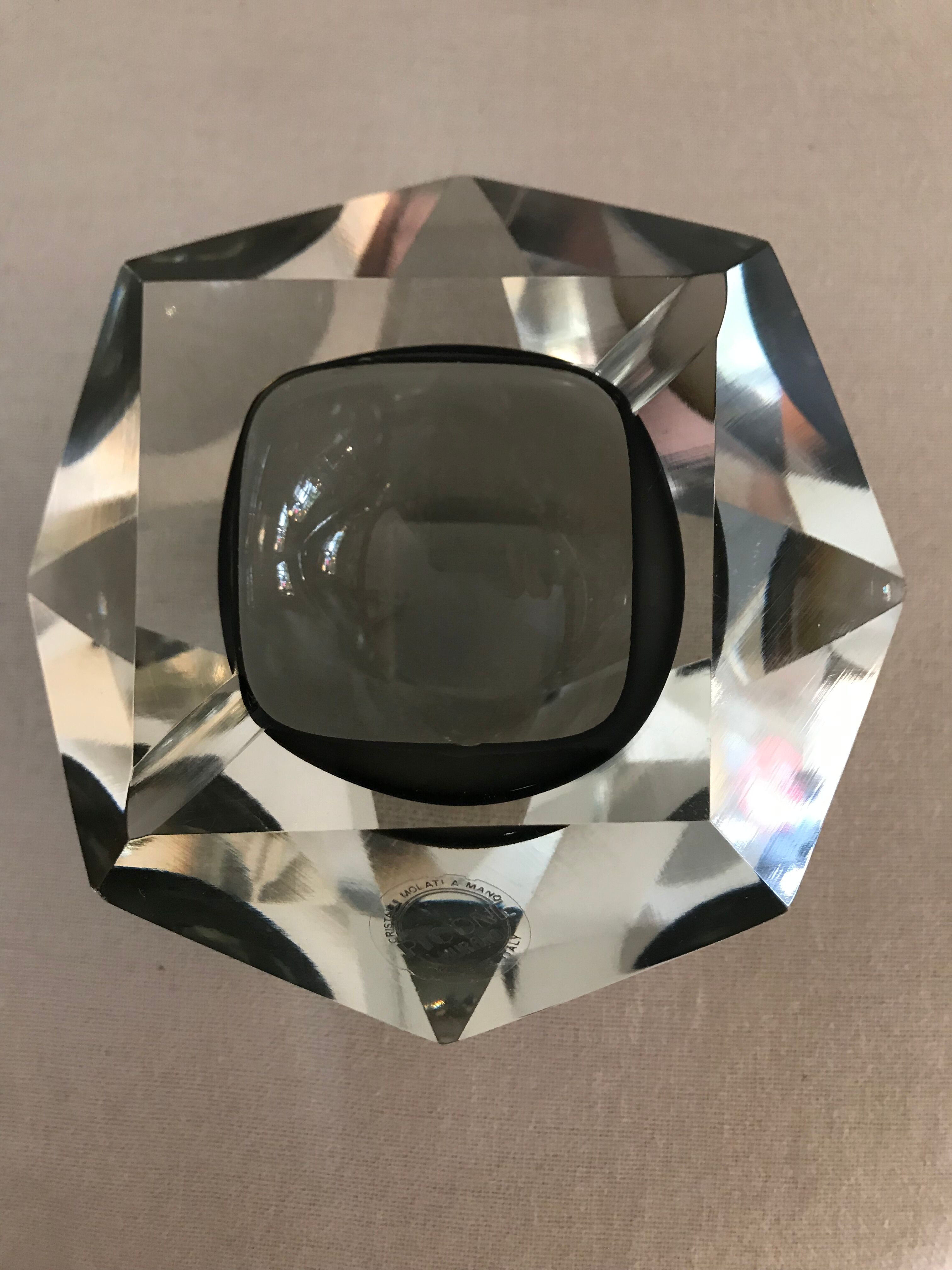 Murano glass ashtray stamped Picone