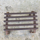 Ancient wrought iron plant support