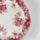 Villeroy & Boch cake plate, "Valeria" model, red tones