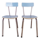 Blue formica chair