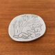 Vintage Canadian metal bowl with beaver decoration by Hoselton.