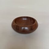 Pair of varnished wooden pocket vases