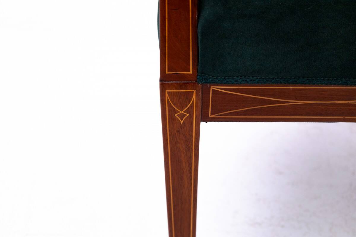 Set of armchairs, Northern Europe, circa 1890.