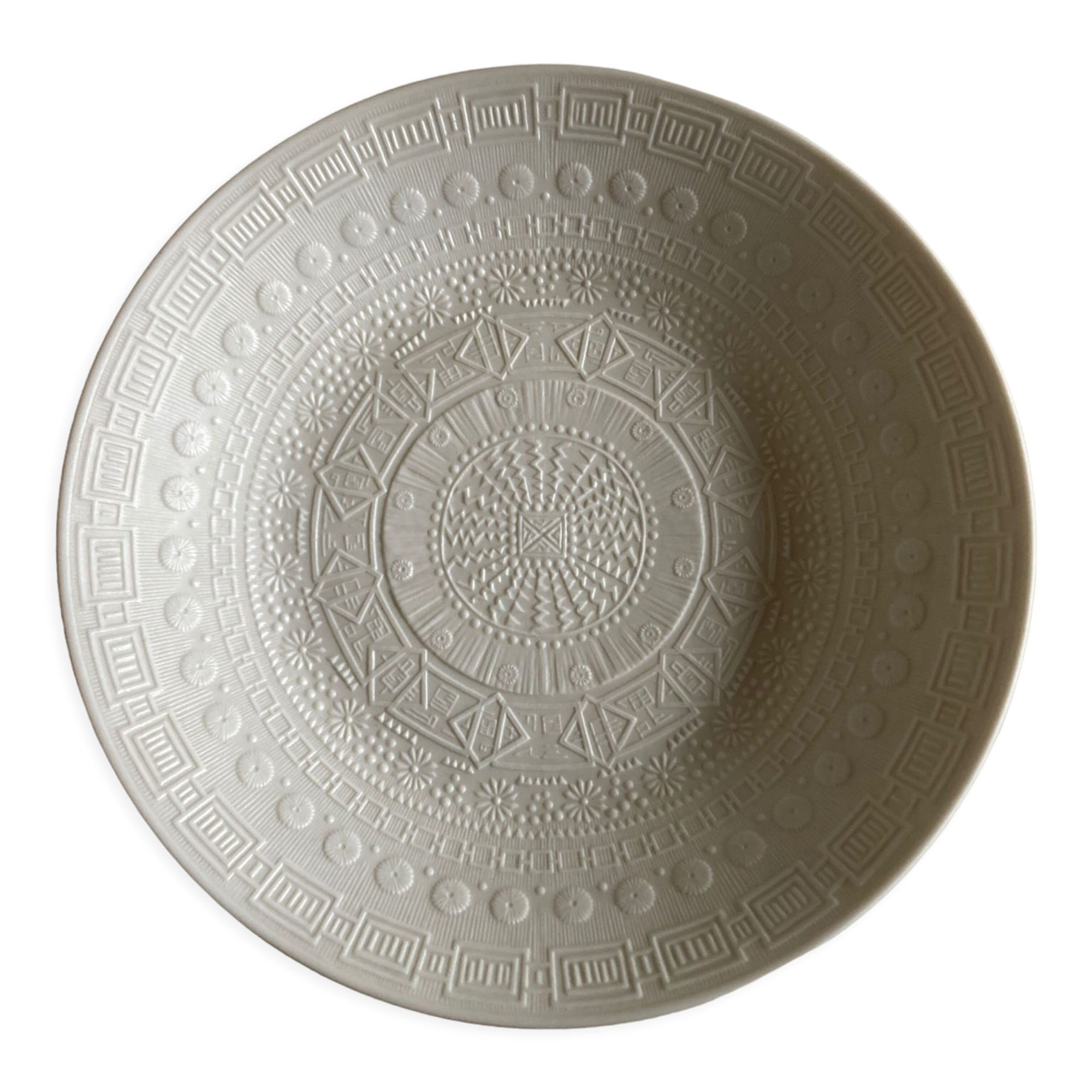 Empty pocket in matt faience with relief Rosenthal Germany