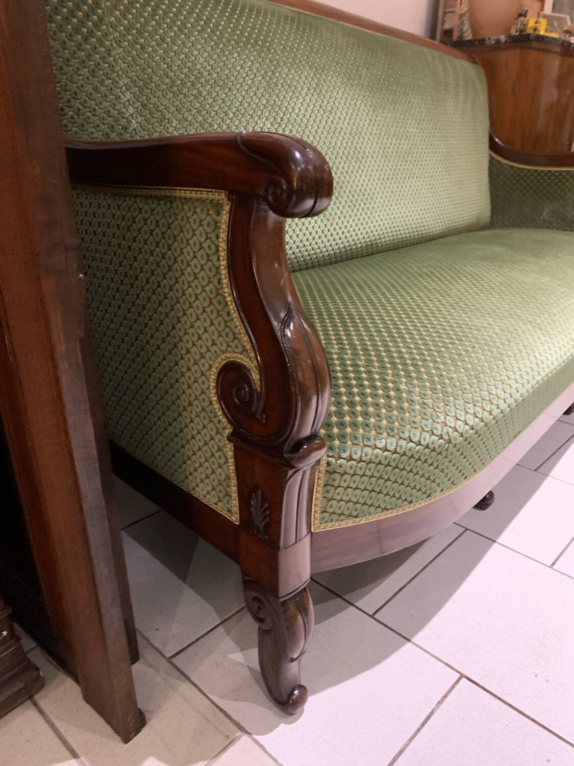 Restoration style sofa