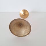 Brass star candlestick