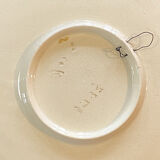 Decorative earthenware dish floral decoration Longchamp Terre De Fer