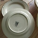 Antique gien table service – niderviller model – exceptional set