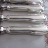 12 silver metal knives