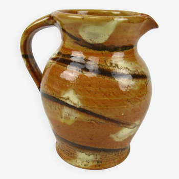 Marbled ceramic pitcher