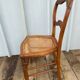 Chaise ancienne Louis Philippe bois + assise cannée vintage