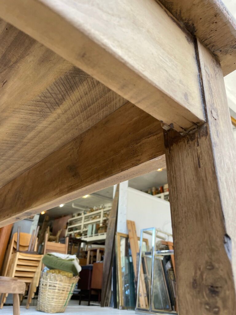 Oak and pine farm table 2m