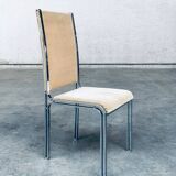 Italian Hollywood Regency Style Modernist Dining Chairs, 1970s, Set of 6