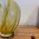 Vase en verre soufflé à collerette