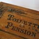 Wooden box pension's toilet, 1920