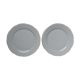 6 Limoges white porcelain plates