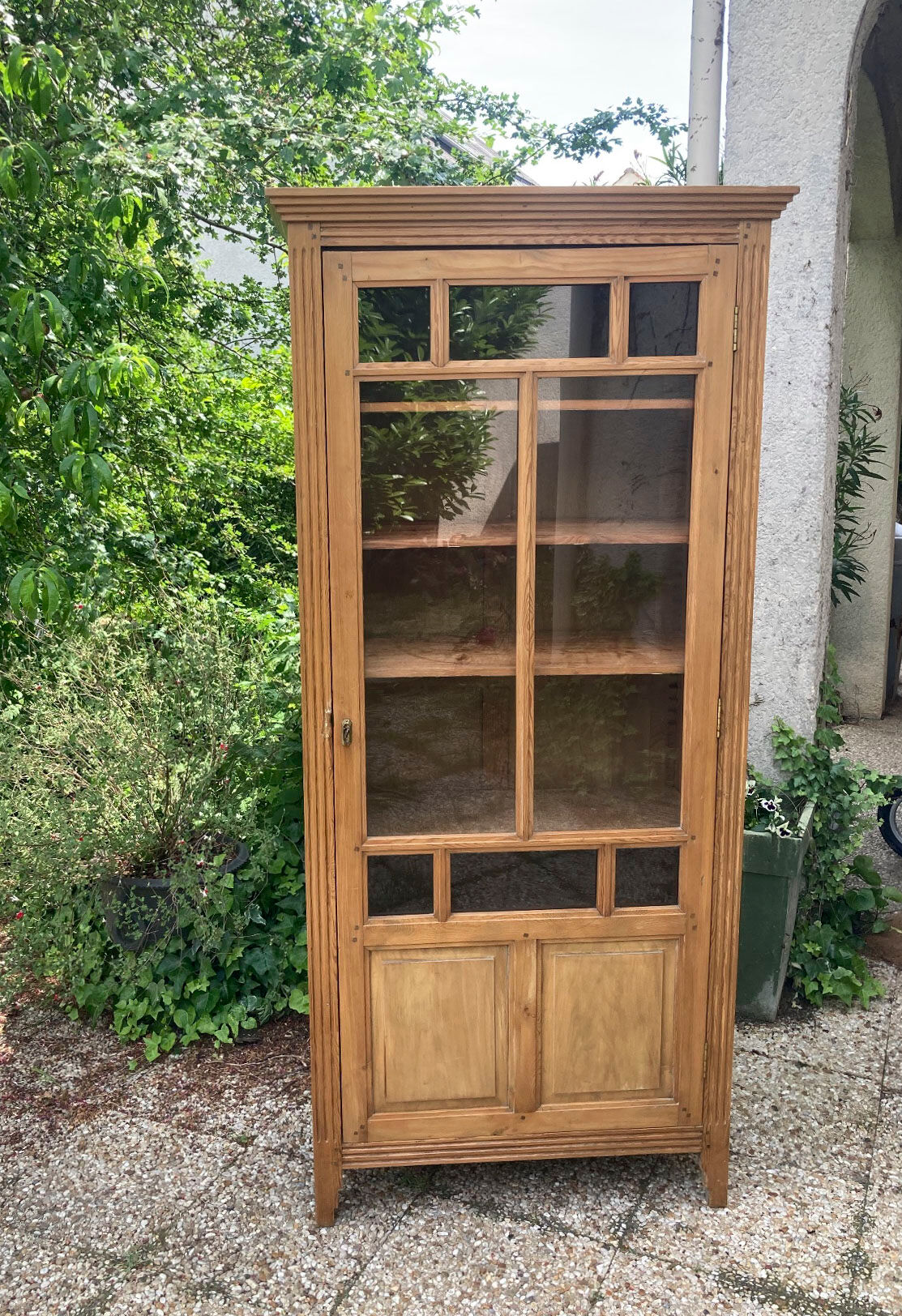 Vintage glazed Parisian wardrobe