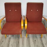 Paire de fauteuils by Jaroslav Smidek