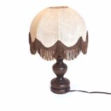 Small wooden foot lamp