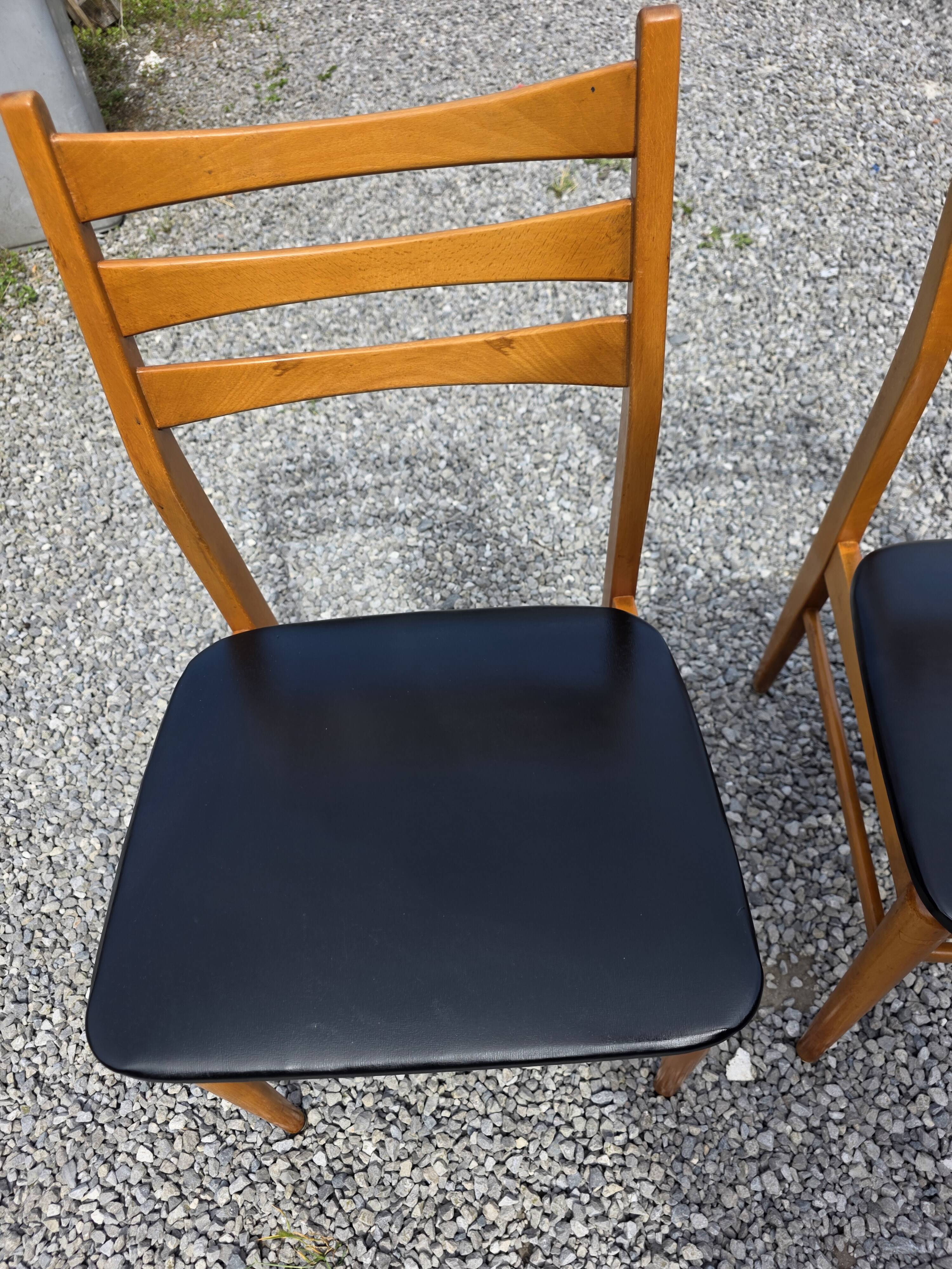 4 Scandinavian chairs from the 1960s