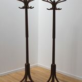 Vintage wooden coat rack