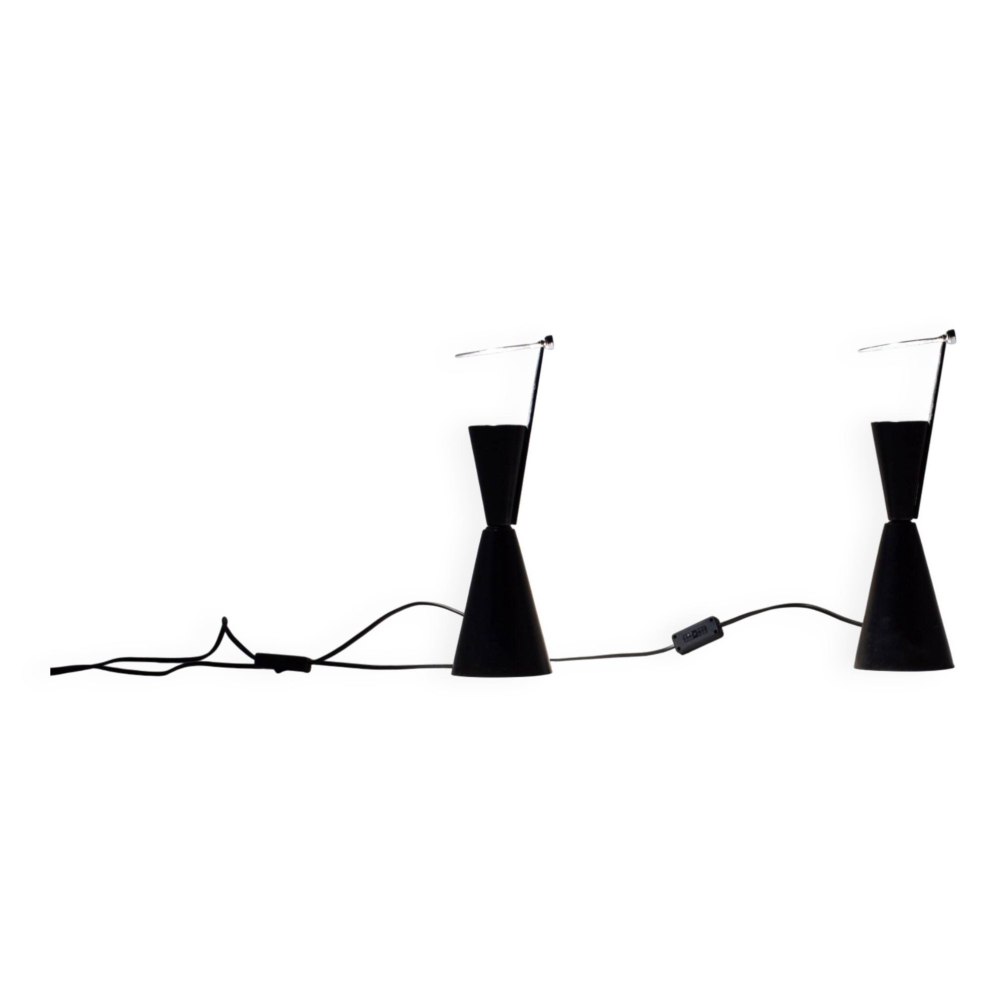 Set of Spanish "Diabolo" lamps, 1980s