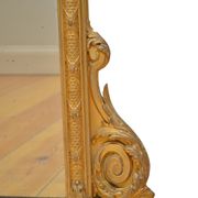 Miroir de cheminée victorien doré