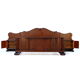 Hand carved Burr Walnut Bedroom Set with big Lion claw / paw feet, 19th century